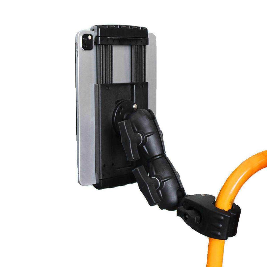 Desert Off-Road Anti-Shake Tablet Mount for 1.5-Inch Ball Head, 16cm Double Joint Rod