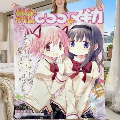 1 шт. Аниме Puella Magi Madoka Magica Гобелен с принтом Большой настенный гобелен Искусство Научная фантастика Комната Домашний декор Декор Покрывало