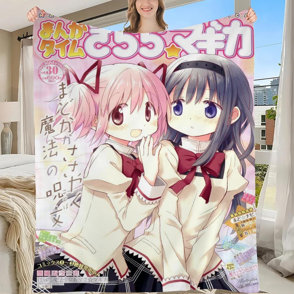 1 шт. Аниме Puella Magi Madoka Magica Гобелен с принтом Большой настенный гобелен Искусство Научная фантастика Комната Домашний декор Декор Покрывало