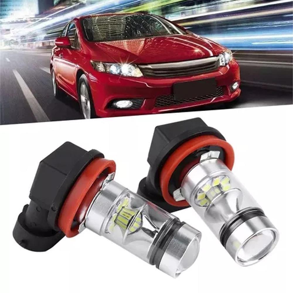 Светодиодная лампа для автомобильных фар, водонепроницаемая суперяркая белая лампа для замены противотуманных фар, 1000