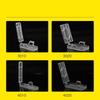 50Pcs Transparent Wire Sign Name Holder Display Identification Seal Case Plastic Cable Tie Marker Tag Cable Label Tag Box