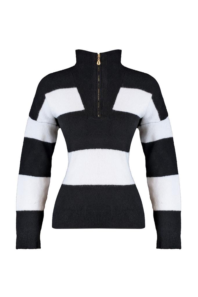 Женский модный стильный свитер, широкий крой, мягкий текстурированный трикотаж на молнии, свитер