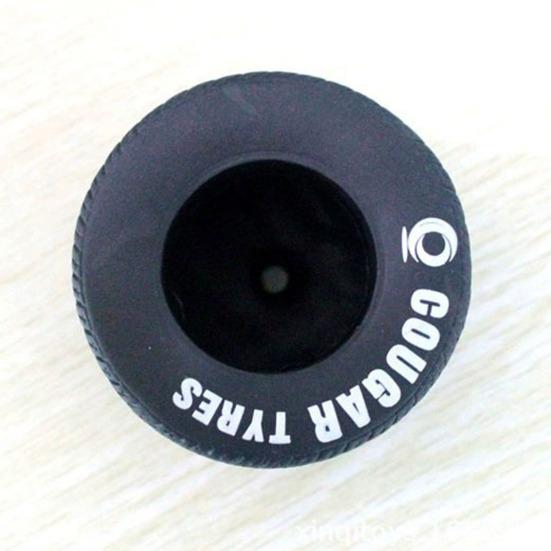 Подставка для ручек, 3-слойная, в виде автомобильной шины, черная резиновая подставка для ручек, настольная организация, инструмент для организации хранения канцелярских принадлежностей