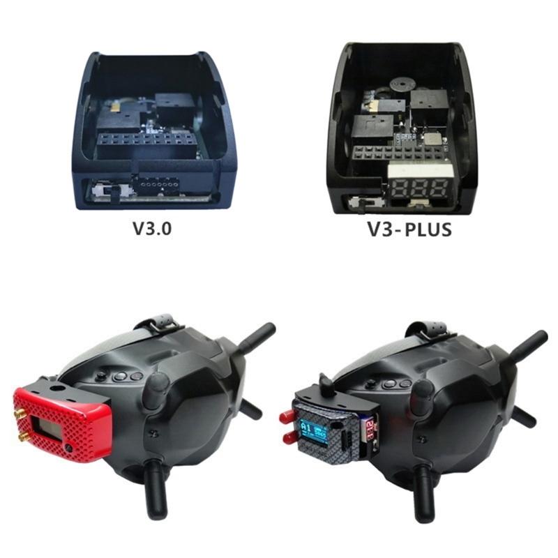 RX Port 3.0 PLUS FPV Goggles 5.8G Digital to Analogs Converters Module with DVR Recording Capability