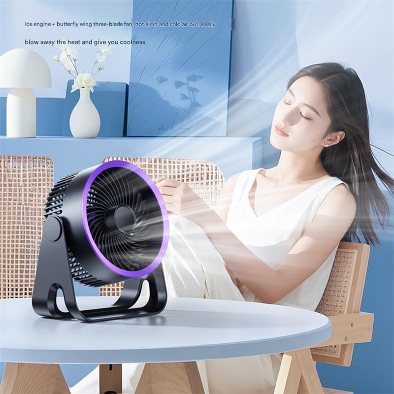 Многофункциональный электрический вентилятор Беспроводной портативный вентилятор-циркулятор воздуха 4000 мАч Настольный настенный потолочный Охлаждение воздуха Дом Тихий вентилятор