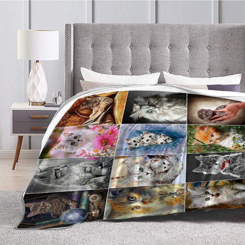 Animal Animated Bedding Printed Flannel Blanket