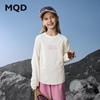 Детская футболка с длинным рукавом MQD для активного отдыха, с цветными блоками, реглан