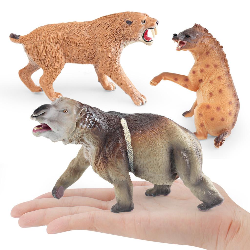 Wild Simulation Toxodon Dogs Machairodus Ancient Prehistoric Models Animals