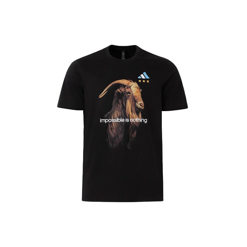 adidas Мужская черная футболка с Месси IW3613