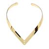 Fashionable Shaped V Women Metal Collar Necklace For Fashion Enthusiasts