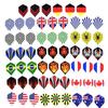 60PCS Dart Wings Dart Tail Leaves Dart Accessory