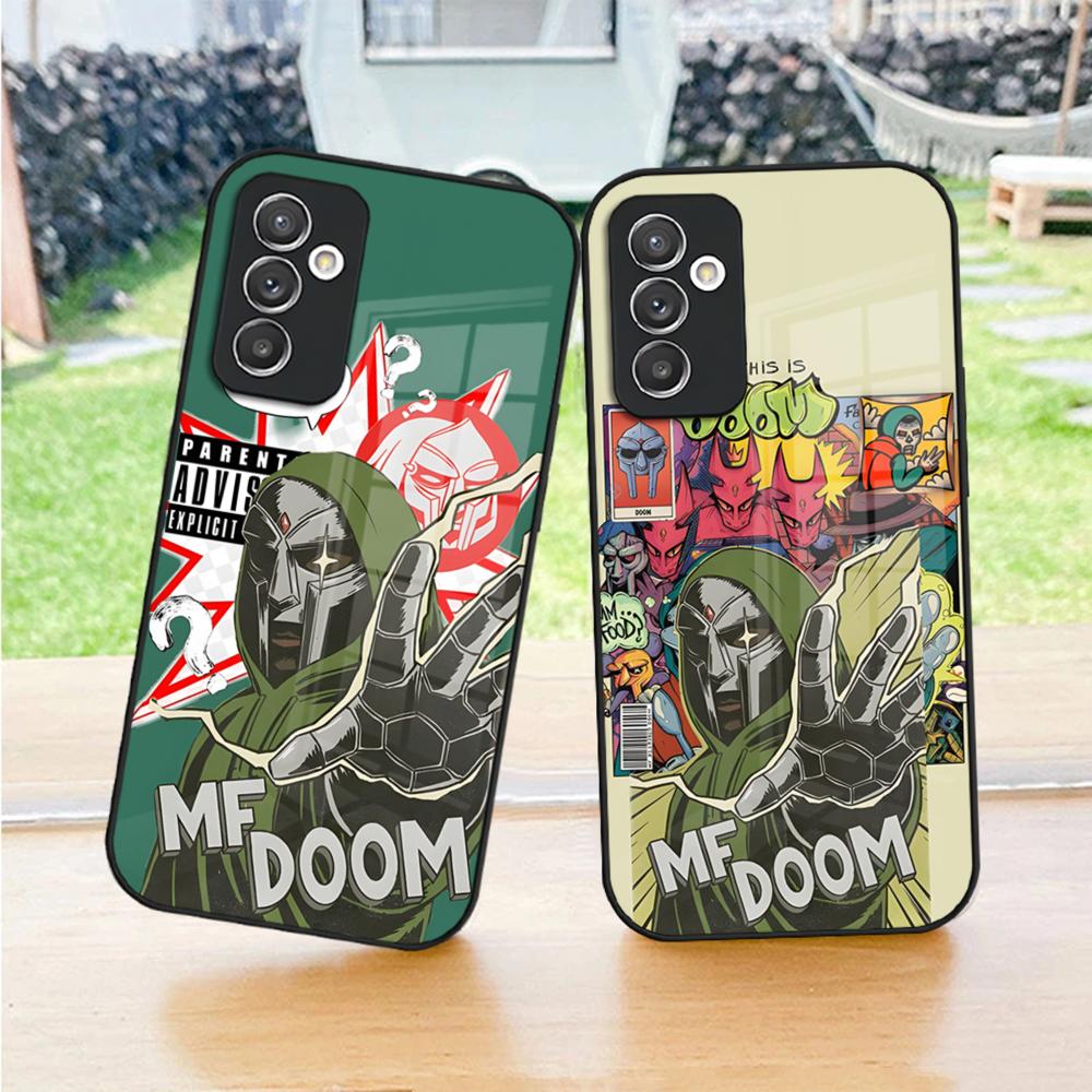 Чехол для телефона M-MF Rapper D-DOOM для S23 Samsung S26 S24 S25 Ultra S22 S20 Fe S21 Plus A54 A34 A53 A16 Стеклянная крышка