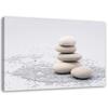 Canvas Print Zen Stones Nature Beige