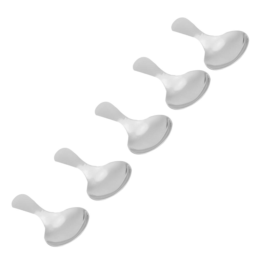 5 шт. ложка для мороженого из нержавеющей стали 304, чайная десертная ложка для крема, кухонная утварь, серебристая