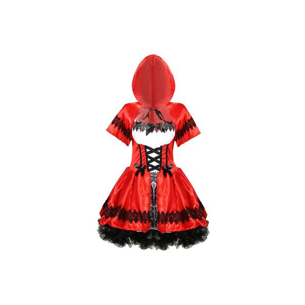 Сексуальный Disfraces Хэллоуин Кардинал Красная Шапочка Костюм Маленькая Красная Шапочка Сексуальные Костюмы Хэллоуина для Женщин Косплей Платье Партии