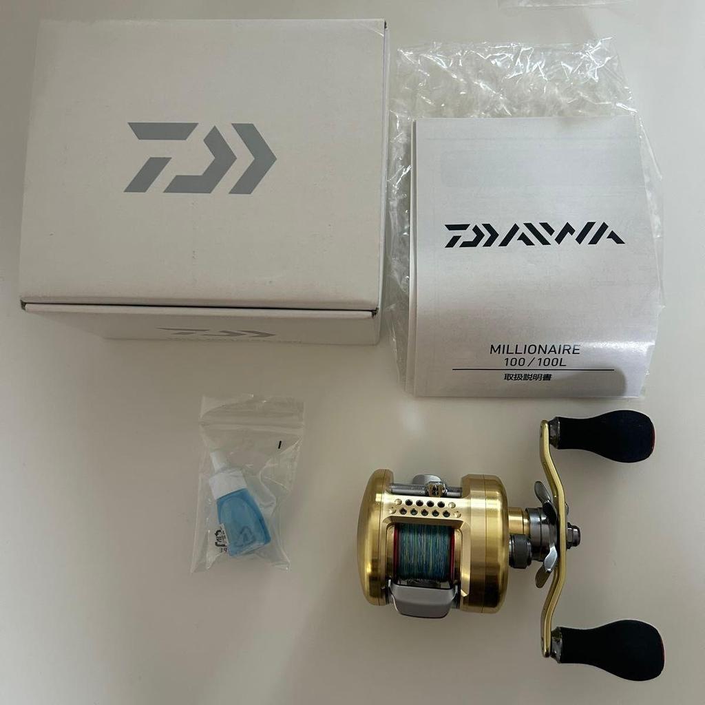 Б/у катушка Daiwa Daiwa MILLIONAIRE 14 Millionaire 100 Правосторонний хват