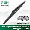 Rear Windshield Wipers Blades,Premium All-Season Wiper Blades Replacement For Toyota Avensis Estate Wagon T270 2009-2019