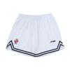 Li Ning CBA Series SS22 Striped Sports Training Breathable Basketball Shorts Men Shorts White AAPS027-3