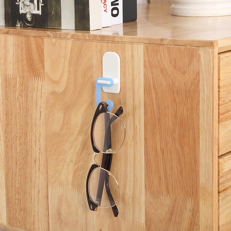 Modern Minimalist Adhesive Wall Hooks Plastic Damagefree Installation For Home Organization Storage Solutions 2 Pack