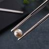 316Stainless Steel Non-Slip Chopsticks High-End Chinese Korean Household Dining Chopsticks Reusable Japanese Sushi Chopsticks
