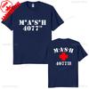 Mash Distressed Logo T Shirt Unisexs 4077 Licensed Classic Tv Show Militarryy Green2026 High Quality Brand Casual