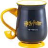 Sun Art Mug with Hufflepuff "Harry Potter" Scarf, Approx. 450ml, Design, SAN3739-3