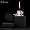 Черная матовая керосиновая подарочная зажигалка