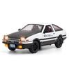 1:24 Initial D Toyota Trueno AE86 Литая под давлением модель автомобиля из сплава, спортивный автомобиль, игрушки для детей и взрослых, игрушечные машинки с черным капотом