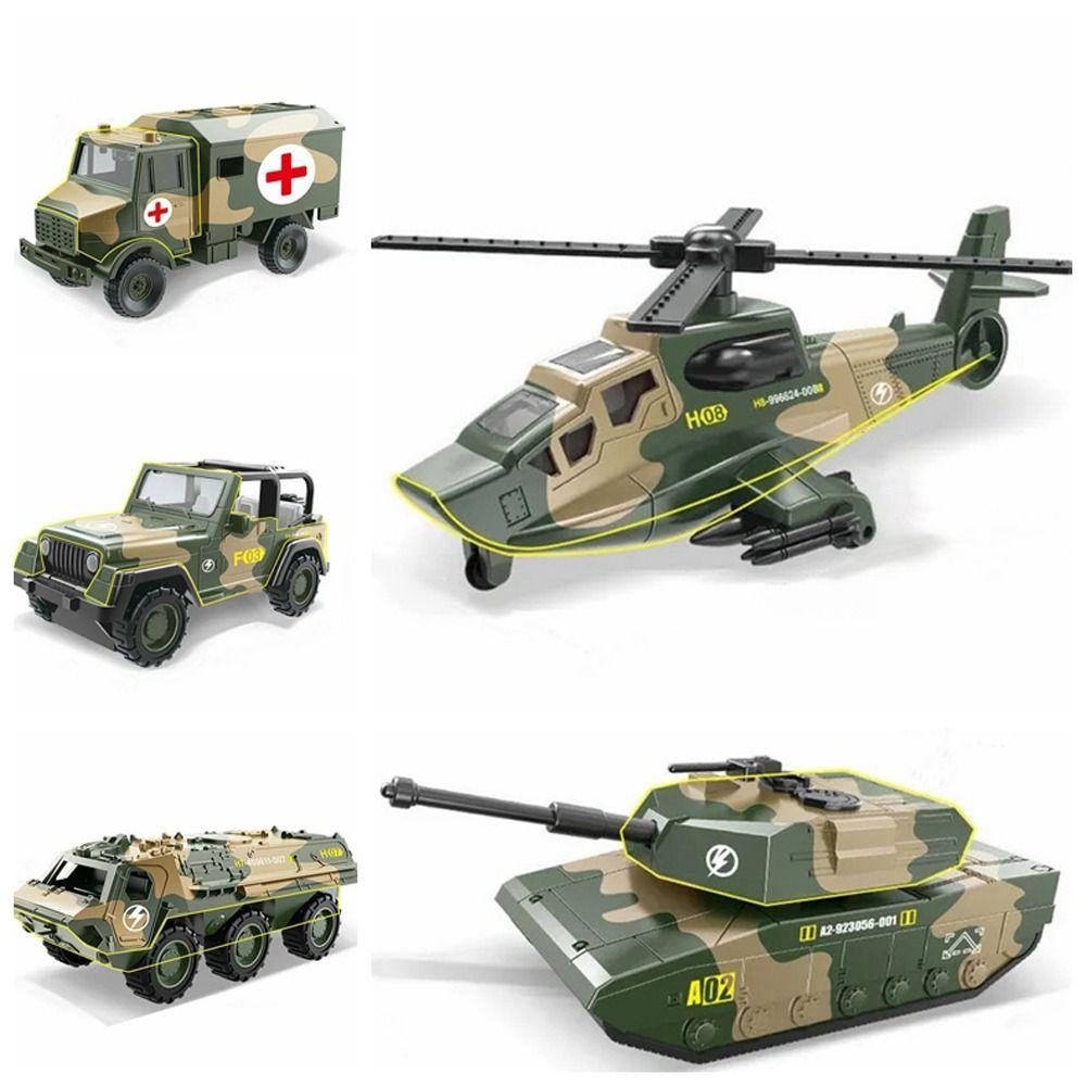 Simulation Tank Model Car Model Toy Armored Vehicle Toy Ornaments Pull Back Cars Children's Toy