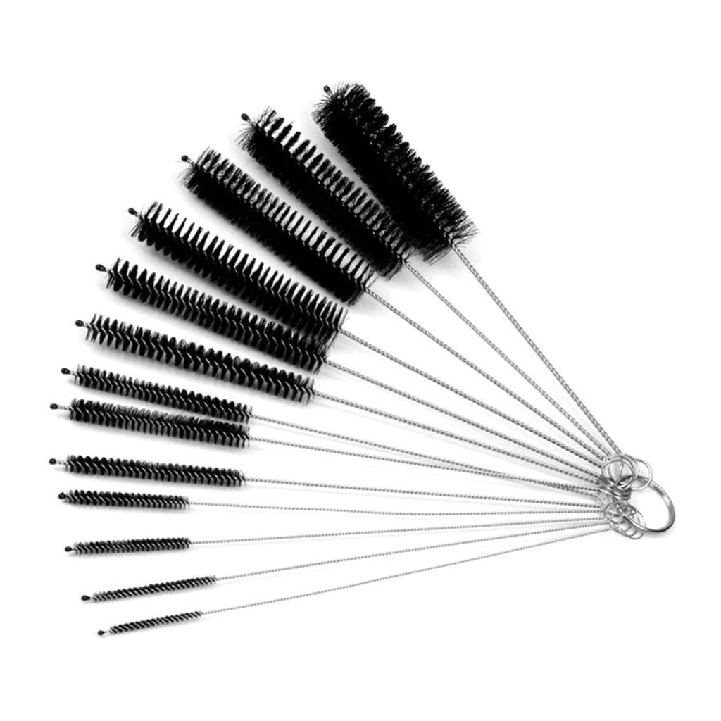 Щетки для чистки Щетка для бутылок Щетка для бутылок Длинная щетка для молочного шланга Нейлоновая щетка для соломинок для пробирок Носик чайника