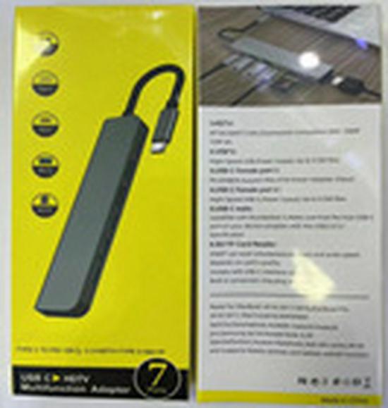 Многофункциональная док-станция 8-в-1 Type-C с Ethernet, USB, кардридером, HDMI
