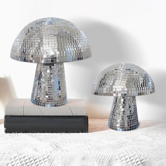 Диско-шар в виде гриба для вечеринки, блестящее зеркало, диско-шар, украшение, ретро-светоотражающая плитка для дискотеки, гриб, домашние бары, вечеринки, свадьбы, ночные клубы, орнамент