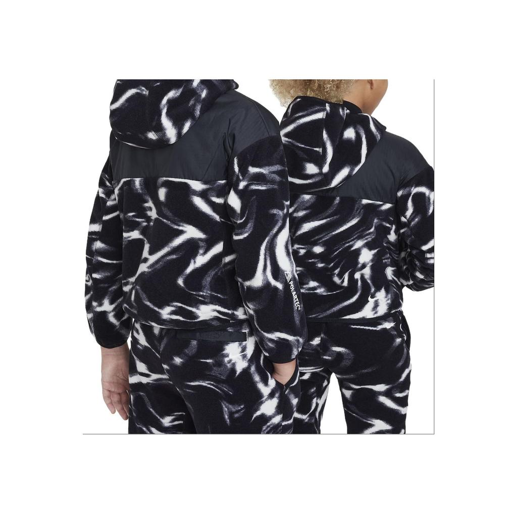 Nike Толстовка с капюшоном Acg Wolf Tree Big Full-Zip Graphic Hoodie для детей, черная FD8462-010
