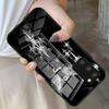 Чехол для телефона C-Cyber Sigil для Samsung S26 S25 S24 FE S23 S22 S21 Plus S20 Ultra Note20Ultra Черная стеклянная крышка