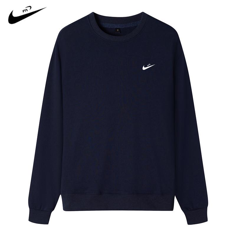 Мужская толстовка-пуловер с длинным рукавом, круглым вырезом, из махровой ткани, весна-осень 2024