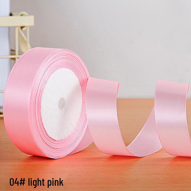 Полиэстеровая атласная лента 2,5 см для подарочной коробки и аксессуаров для волос