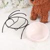 1Set Pet Ceramic Bowl Dog Cat Food Feeder Iron Frame Rack Stable Non-Slip Elevated Water Feeding Bowl Pale Pink Comfortable Neck