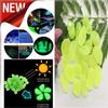 Garden Pebbles Glow Stones Rocks Luminous Pebbles for Walkways Outdoor Decor Aquarium Fish Tank Garden Decorative Stones100pcs