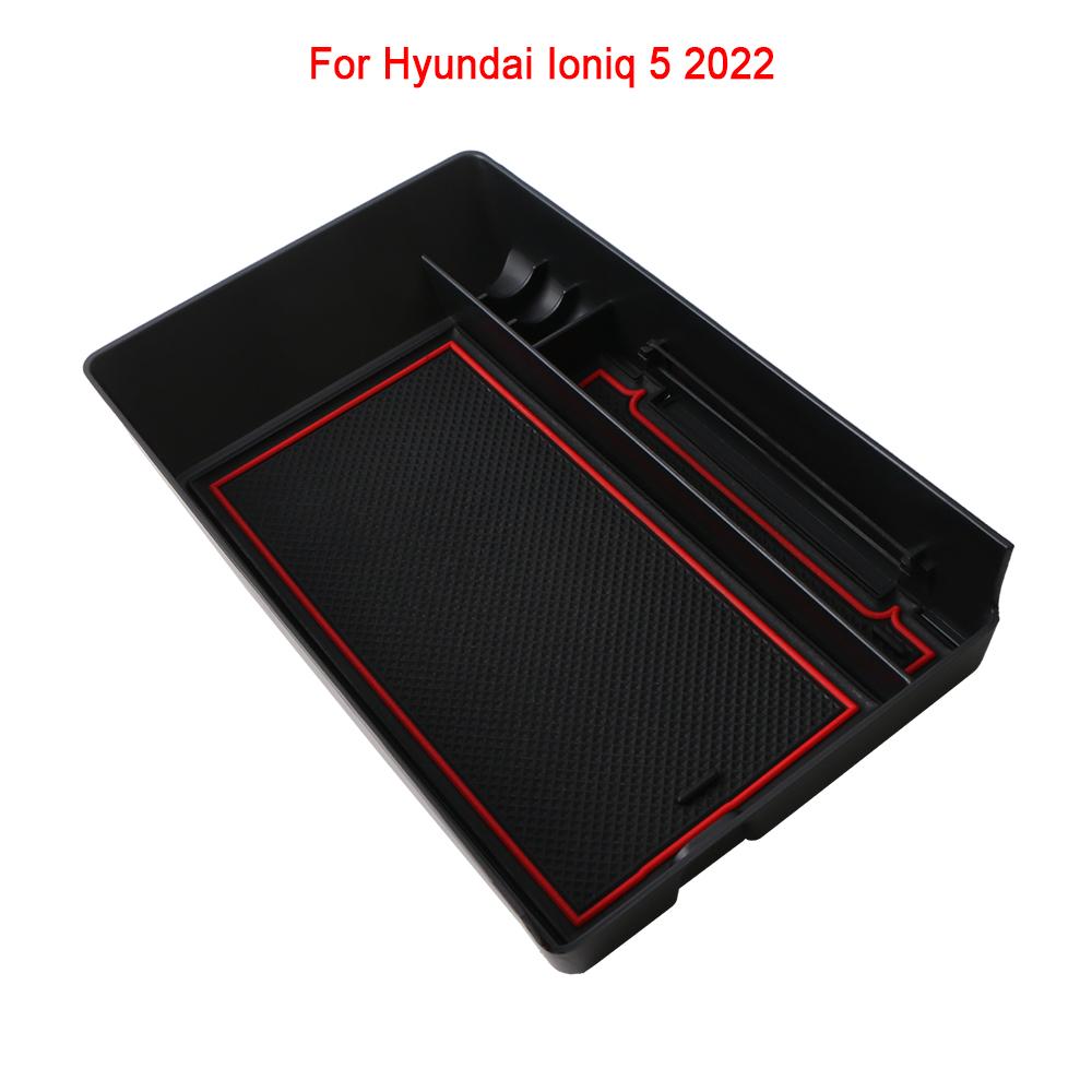 Центральный подлокотник автомобиля, держатель для хранения для Hyundai Ioniq 5 2022, органайзер для центральной консоли, уборка
