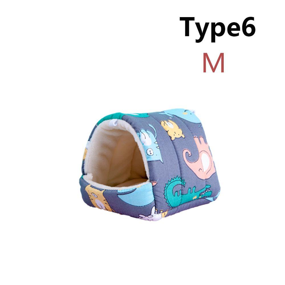Winter Rabbit Squirrel Mini Cage Small Animal Sleeping Bed Hamster House Guinea Pig Nest Warm Mat