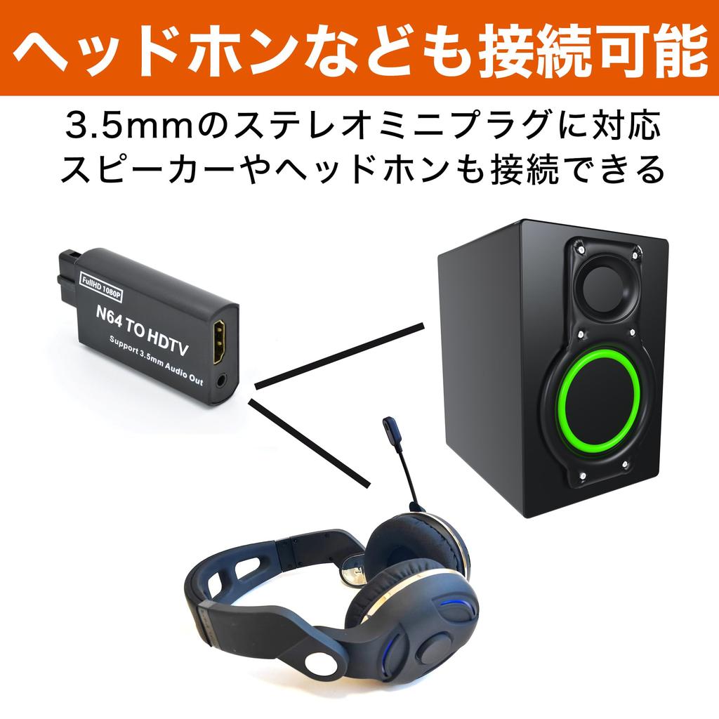 Felimoa HDMI Converter Adapter, Multi-Conversion Converter for Super Nintendo, GameCube, and Nintendo 64, Full HD Output for Retro Games