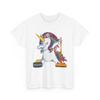 Dabbing Unicorn Curler T-Shirt, Curling Stone Lovers Sport Men Shirt
