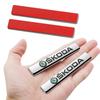 AAAAK1 3D Sticker Car Body Emblem Decoration Decals For Skoda Octavia Kodiaq Fabia Rapid Superb A5 A7 2 Kamiq Karoq Accessories