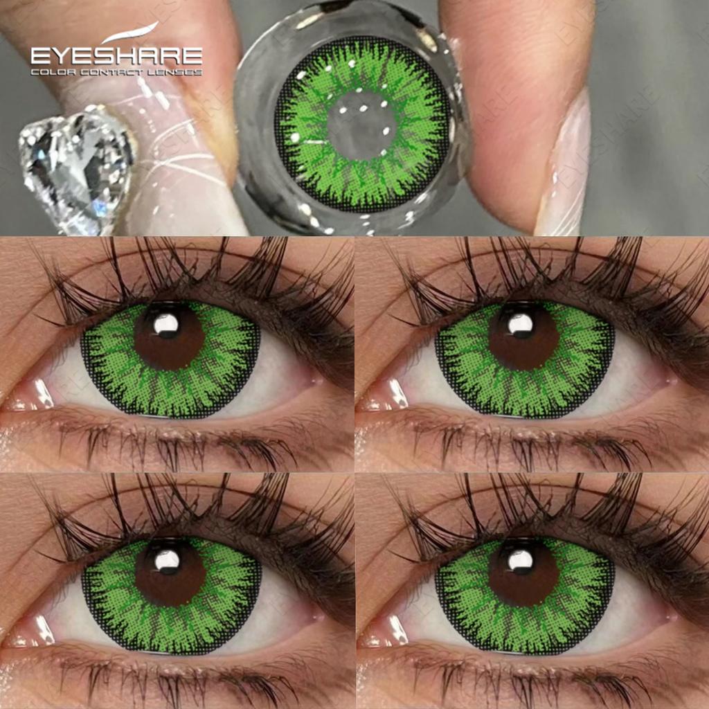 Eyeshare 1Pair Halloween Colored Contact Lenses for Eyes Lenses Red Eye Contacts Blue Eye Lens Cosplay Color Contact Lenses