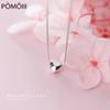 Romantic Hearts Pendant Necklace for Women Genuine 925 Sterling Silver Link Chain Necklace Fashion Jewelry  New