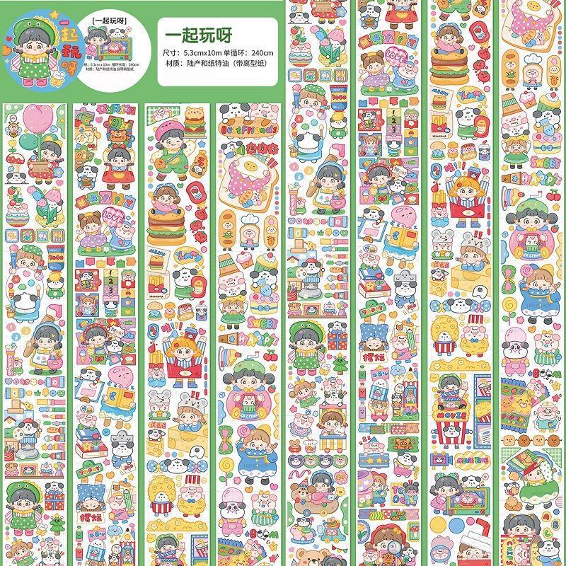 1pcs/1lot Decorative Adhesive Tapes Fairy tales Girls Masking Tapes Scrapbooking DIY Paper Japanese Stickers