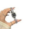 Ladies Watch Women'S Niche Light Luxury Temperament Full Of Diamonds Square Dial Bracelet Quartz Watch