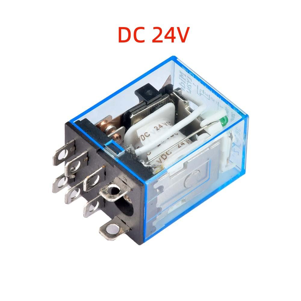 LY2NJ HH62P HHC68A-2Z Electronic Micro Mini Electromagnetic Relay 10A 8PIN Coil DPDT DC 12V 24V AC 220V