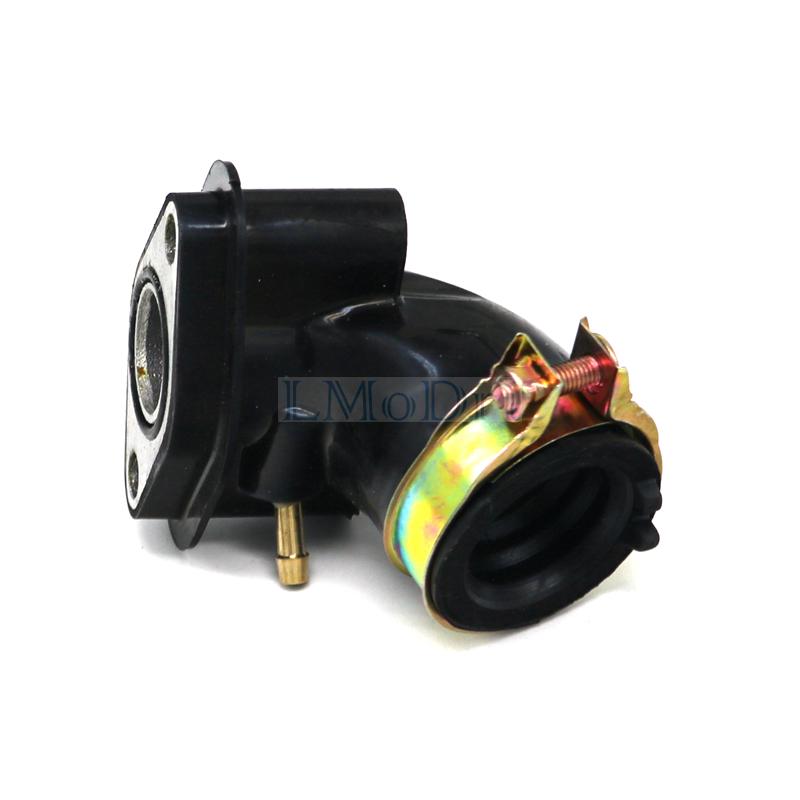 LMoDri Мотоциклетная впускная труба Мопед Скутер GY6 50-80cc Карбюратор впускного коллектора