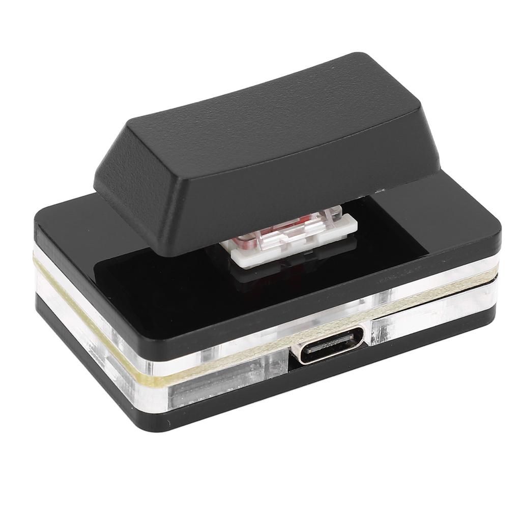 Программируемая пользовательская USB-кнопка Одиночная клавиатура Клавиатура для OSU RGB Механическая Красная Type C Проводная Индивидуальная горячая клавиша для игр